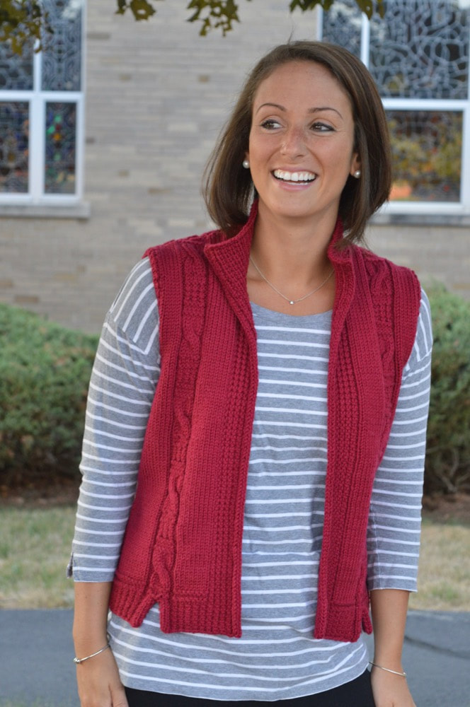 Kensington Vest - LAUGHINGSTAR KNITS
